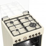 Thermogatz TGS 4320 BEIGE TURBO Κουζίνα Μικτή με Εστίες Υγραερίου 